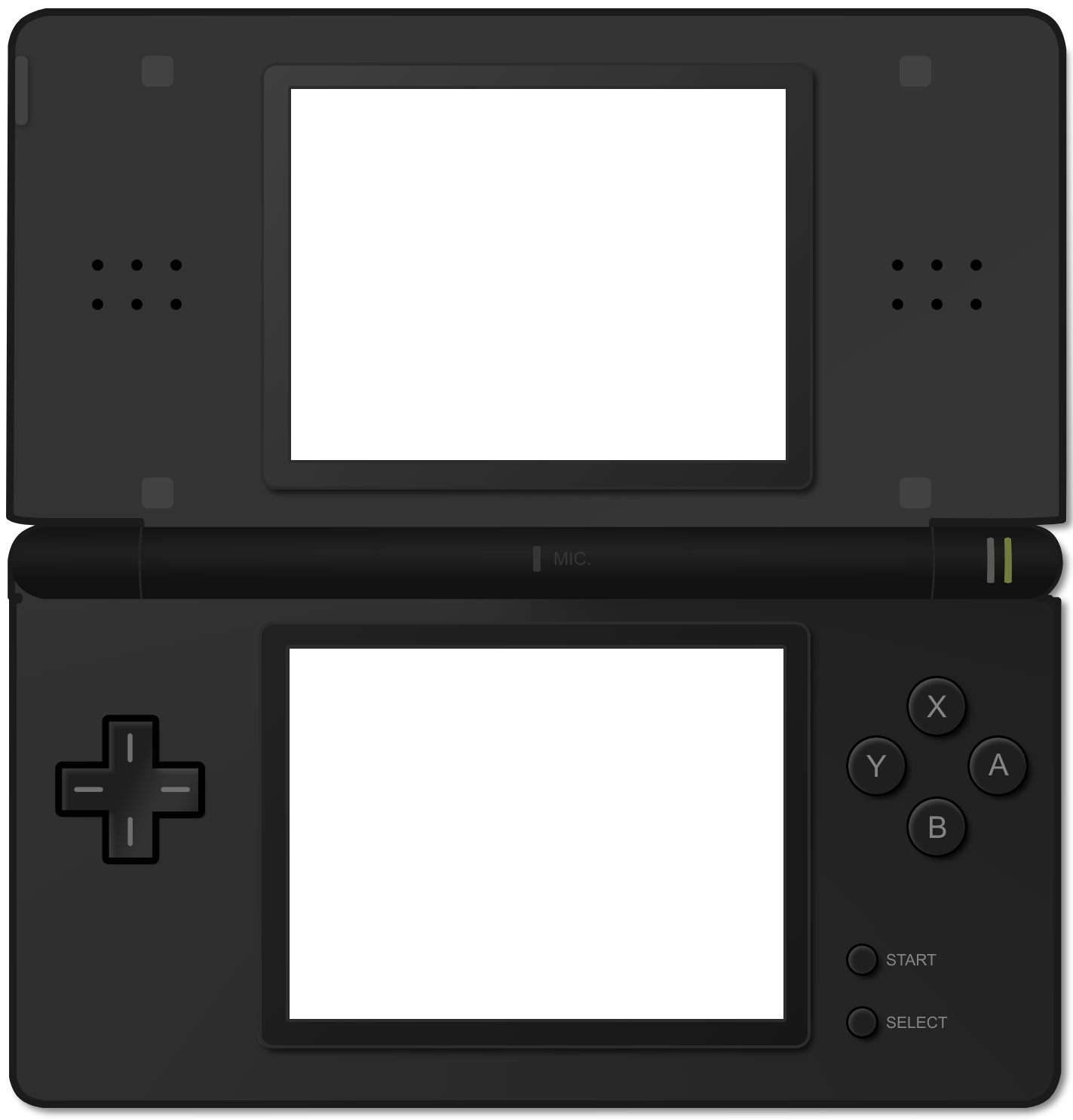 Nintendo DS displaying trailer footage